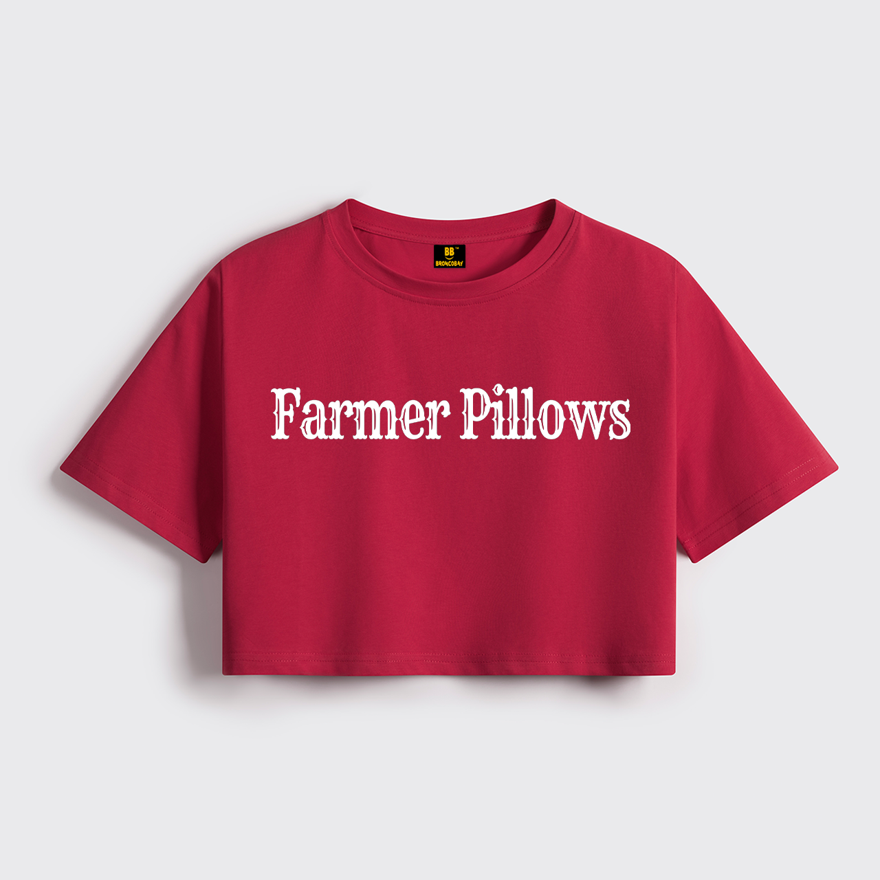 Farmer Pillows Cropped Boxy Tee