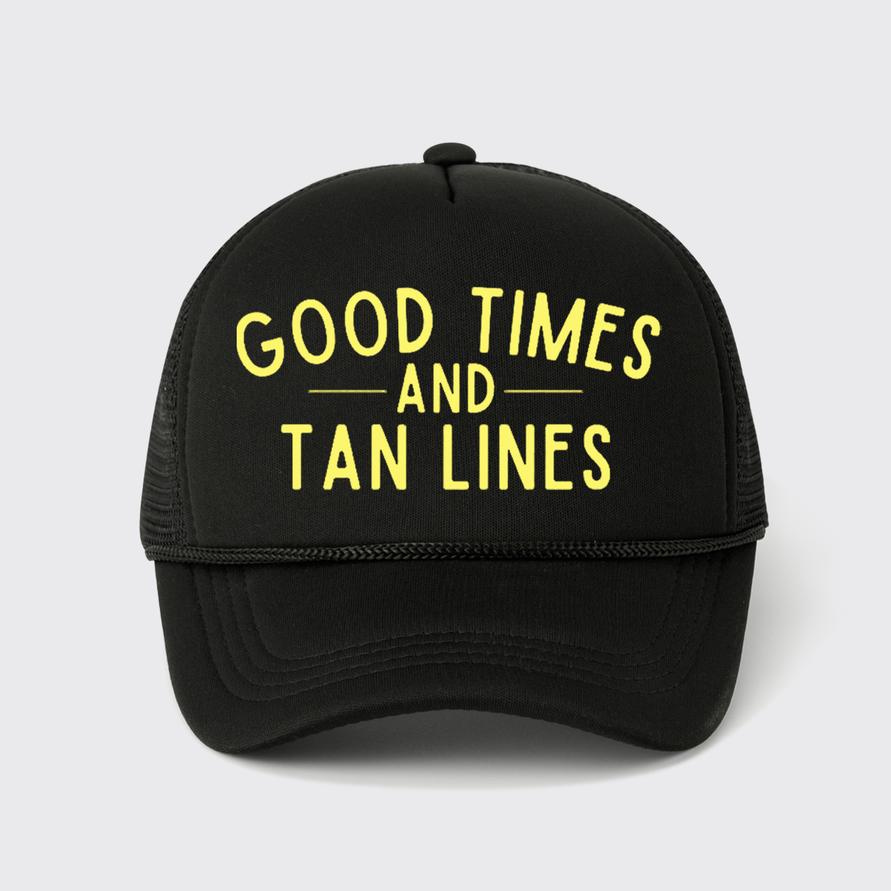 Good Times And Tan Lines Trucker Hat