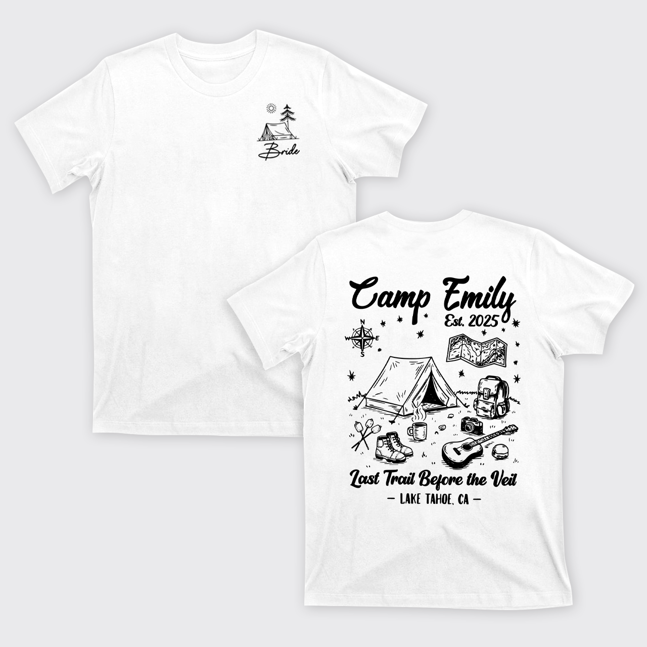 Personalized Camp Family T-Shirts