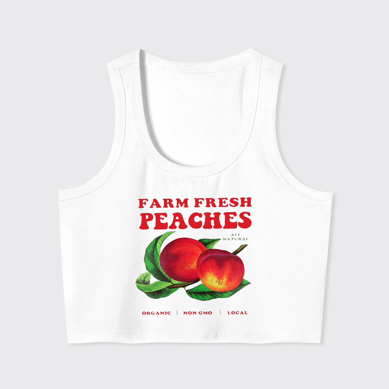 Retro Style-Fresh Peaches Tank Top