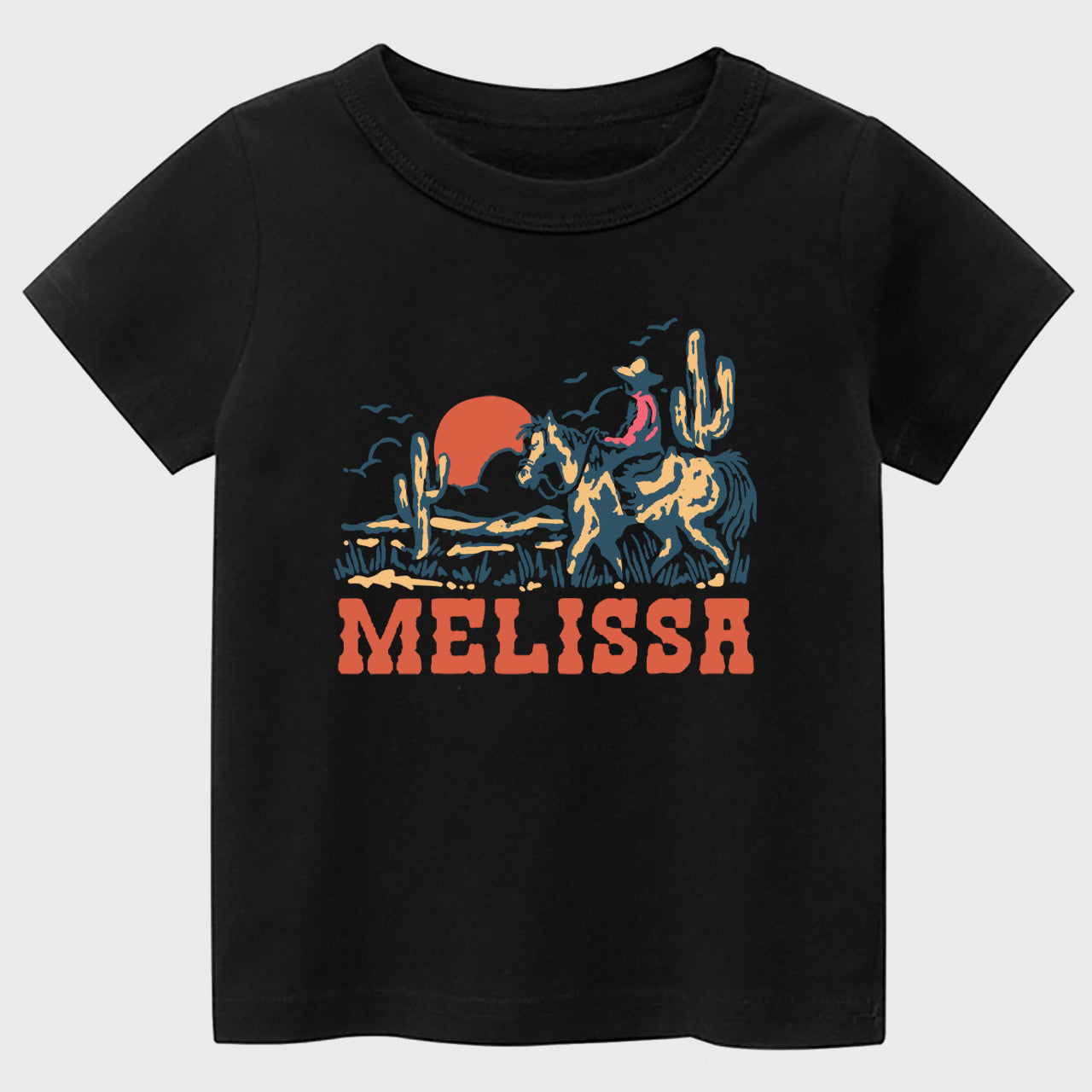 Personalized Cowgirl Kids T-shirt