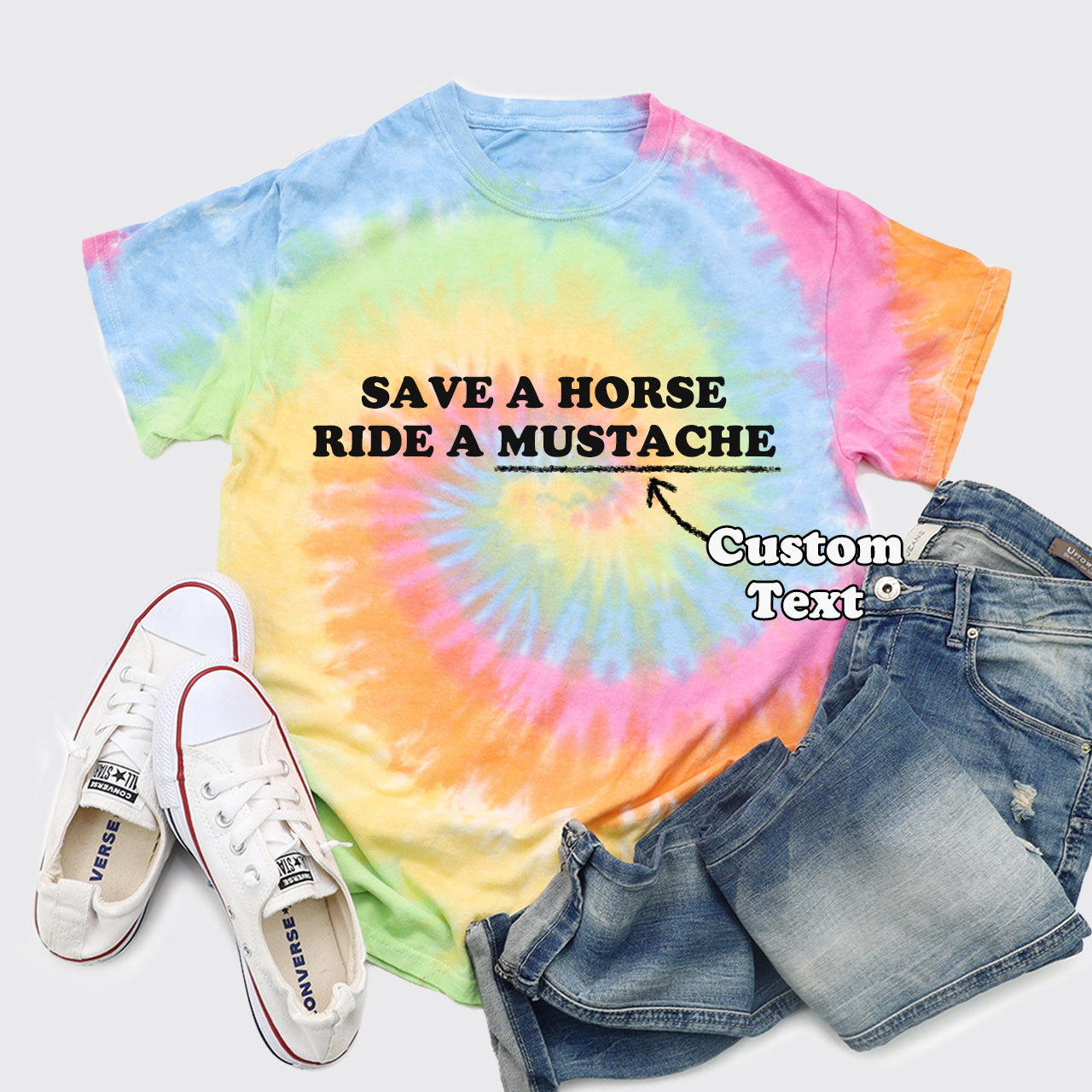 Custom Save A Horse Ride A XXX Tie Dye Shirts