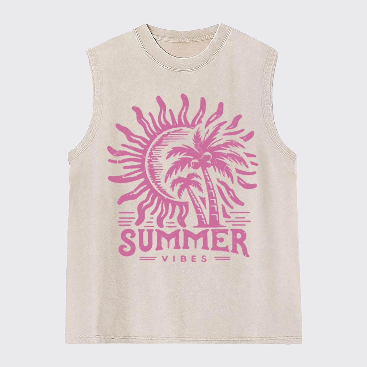 Retro Summer Vibes Washed Tanks