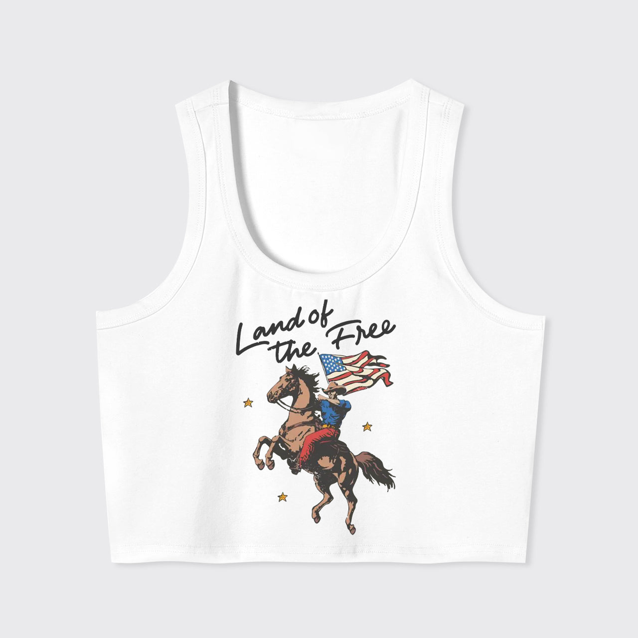 July 4th Land of Free Tank Top