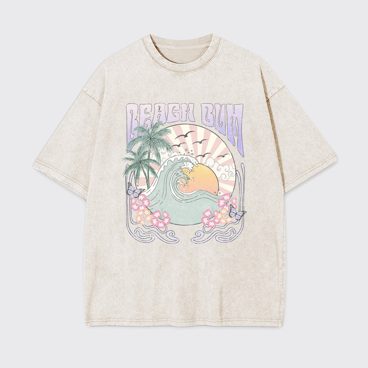 Beach Bum Summer Garment-dye Tees