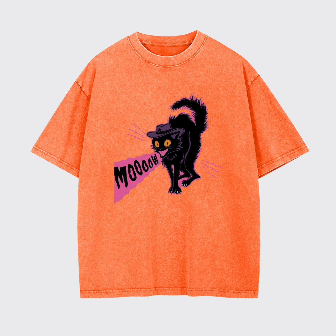 Halloween Scary Moooow Garment-dye Tees