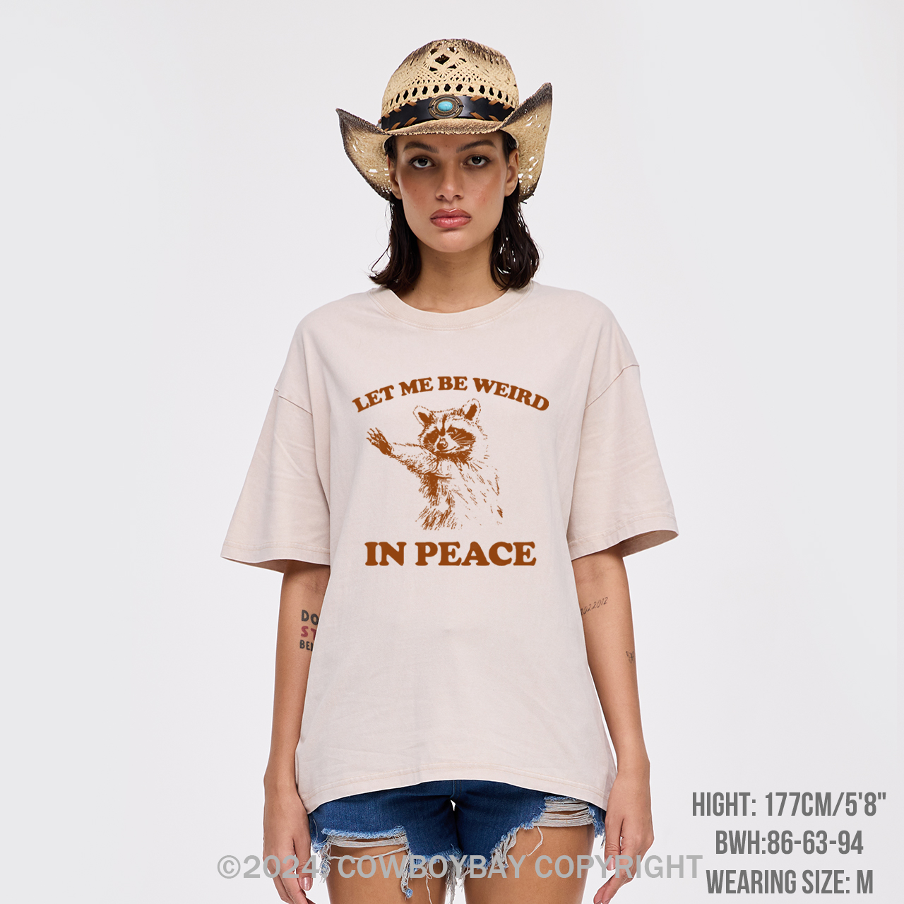 Let Me Be Weird In Peace Garment-dye Tees