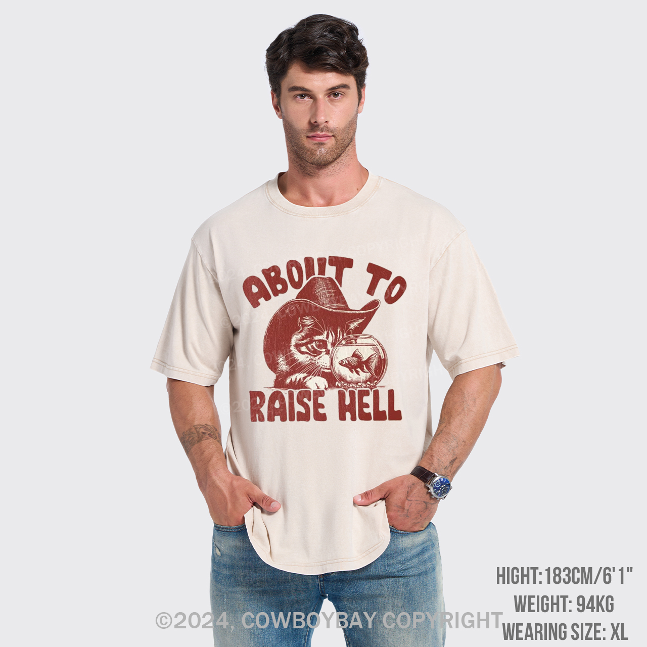 About To Raise Hell Garment-dye Tees