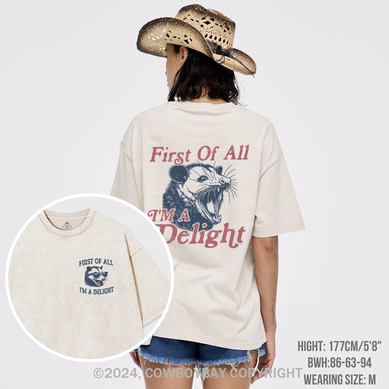 I'm A Delight Garment-dye Tees