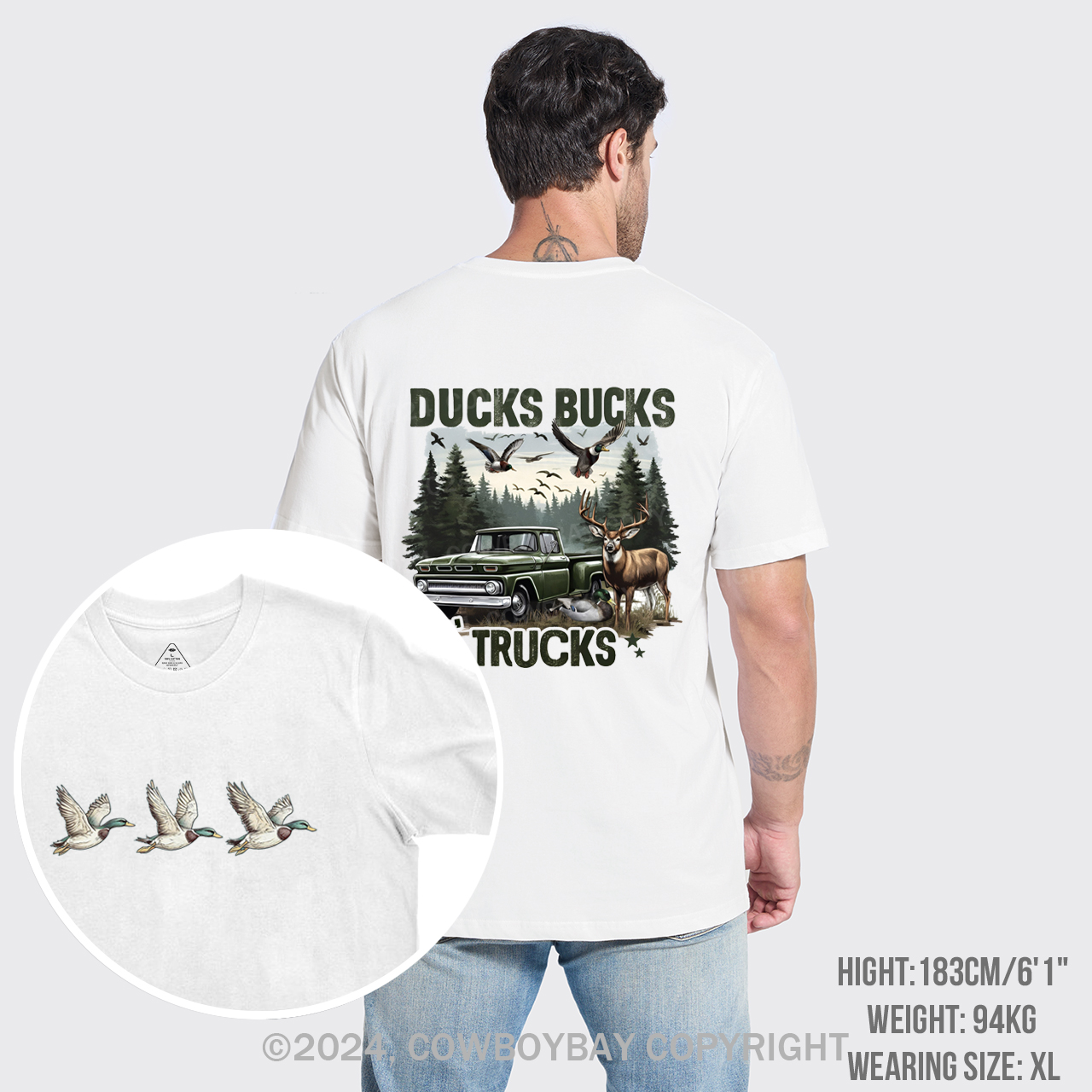 Bucks Ducks N'trucks T-Shirts