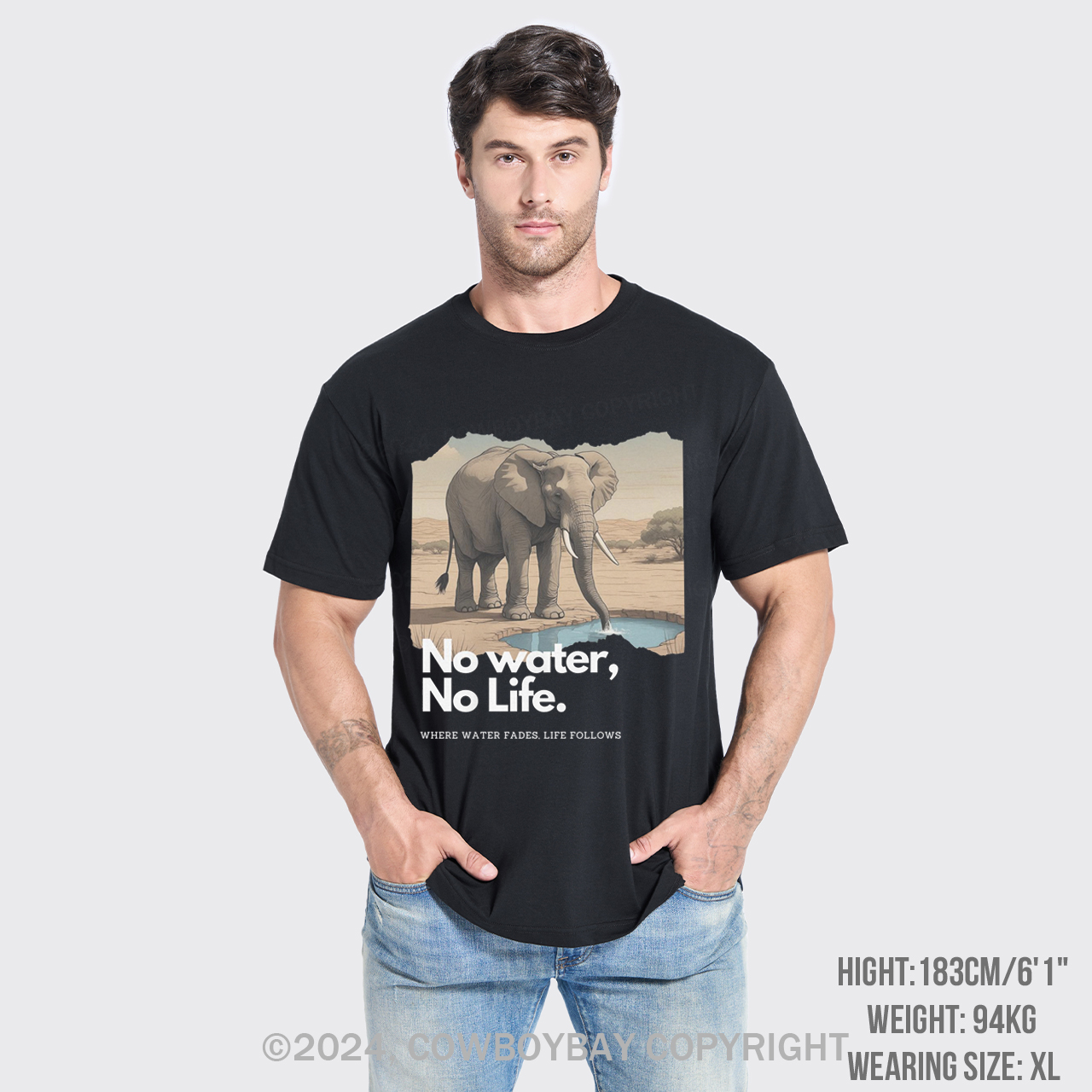 Elephant And Climate Change Protest T-Shirts