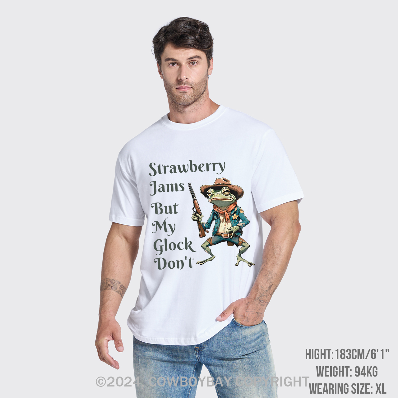 Strawberry Jams But My Glock Don't T-Shirts