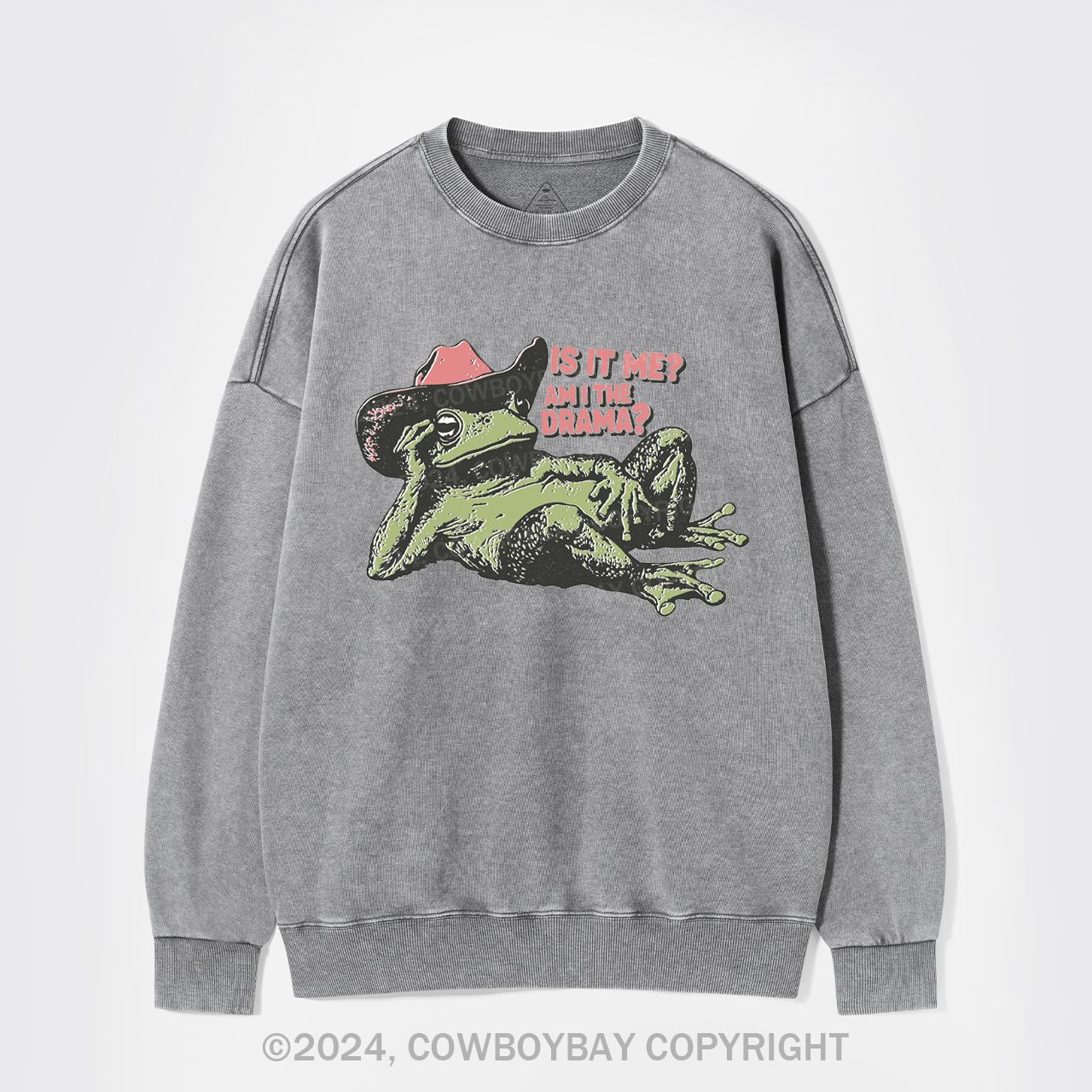Is It Me, Am I The Drama Washed Sweatshirts