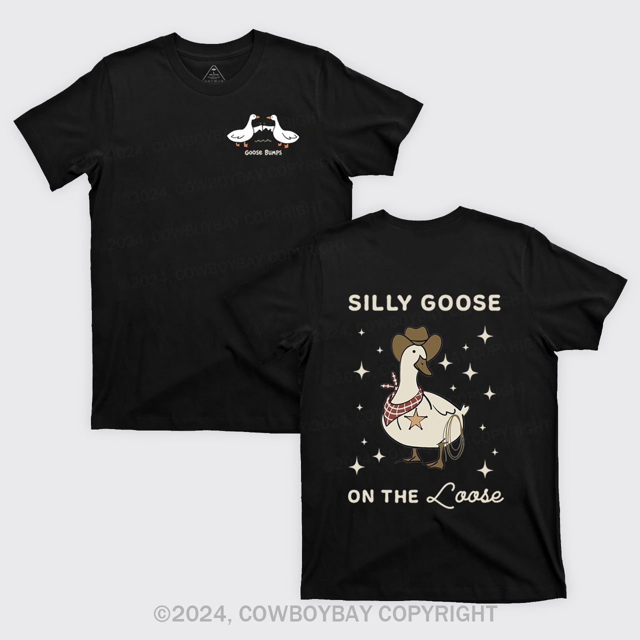 Retro Silly Goose On The Loose T-Shirts