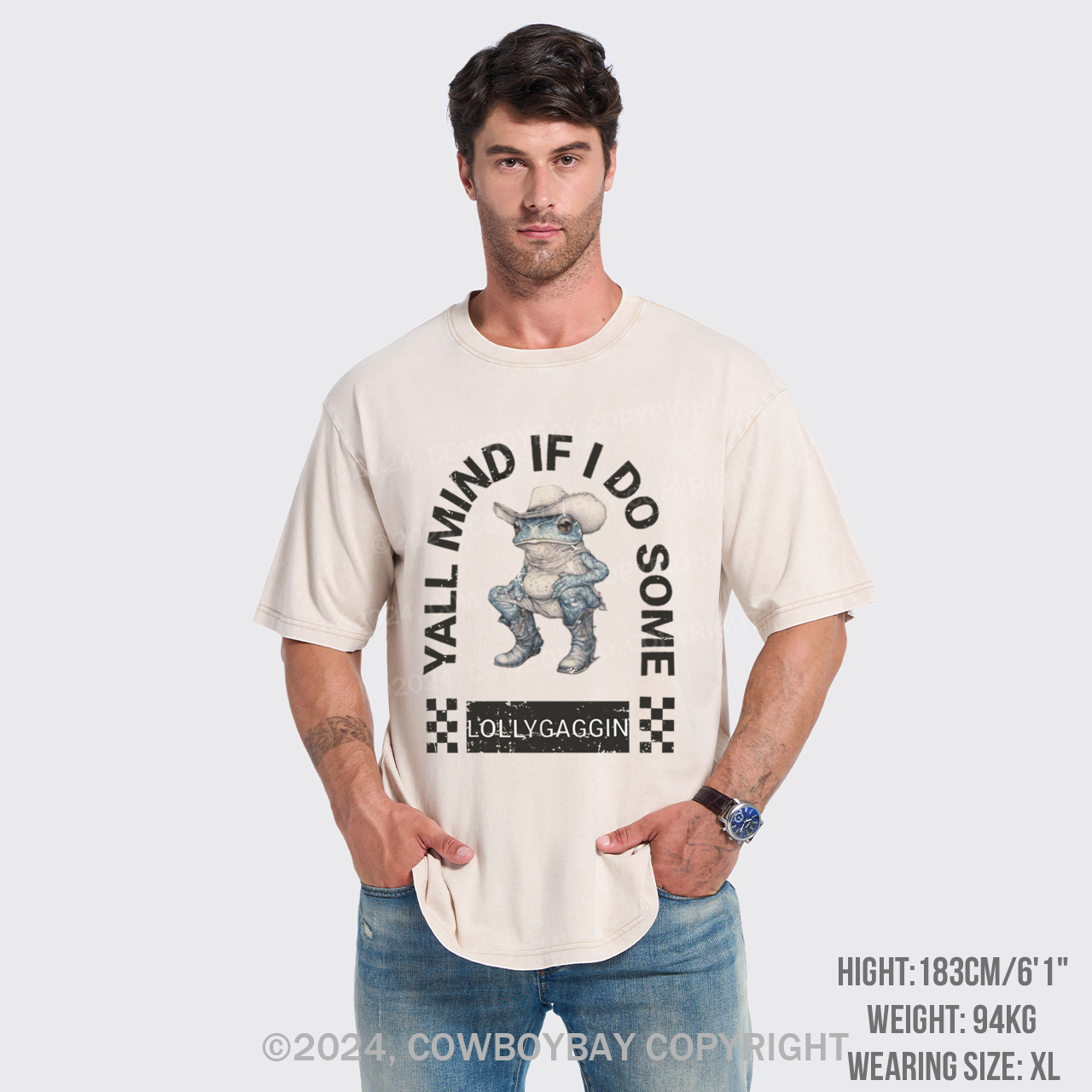 Y'all Mind If I Do Some Lollygaggin' Garment-dye Tees