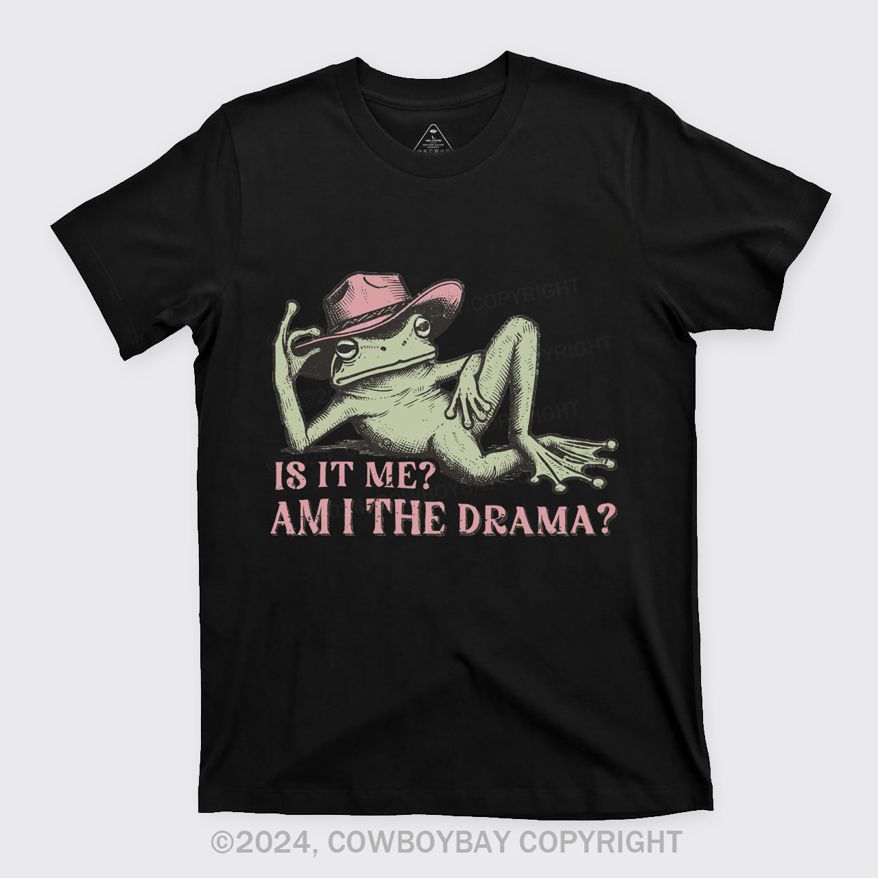 Funny Frog "Am I The Drama?" T-Shirts