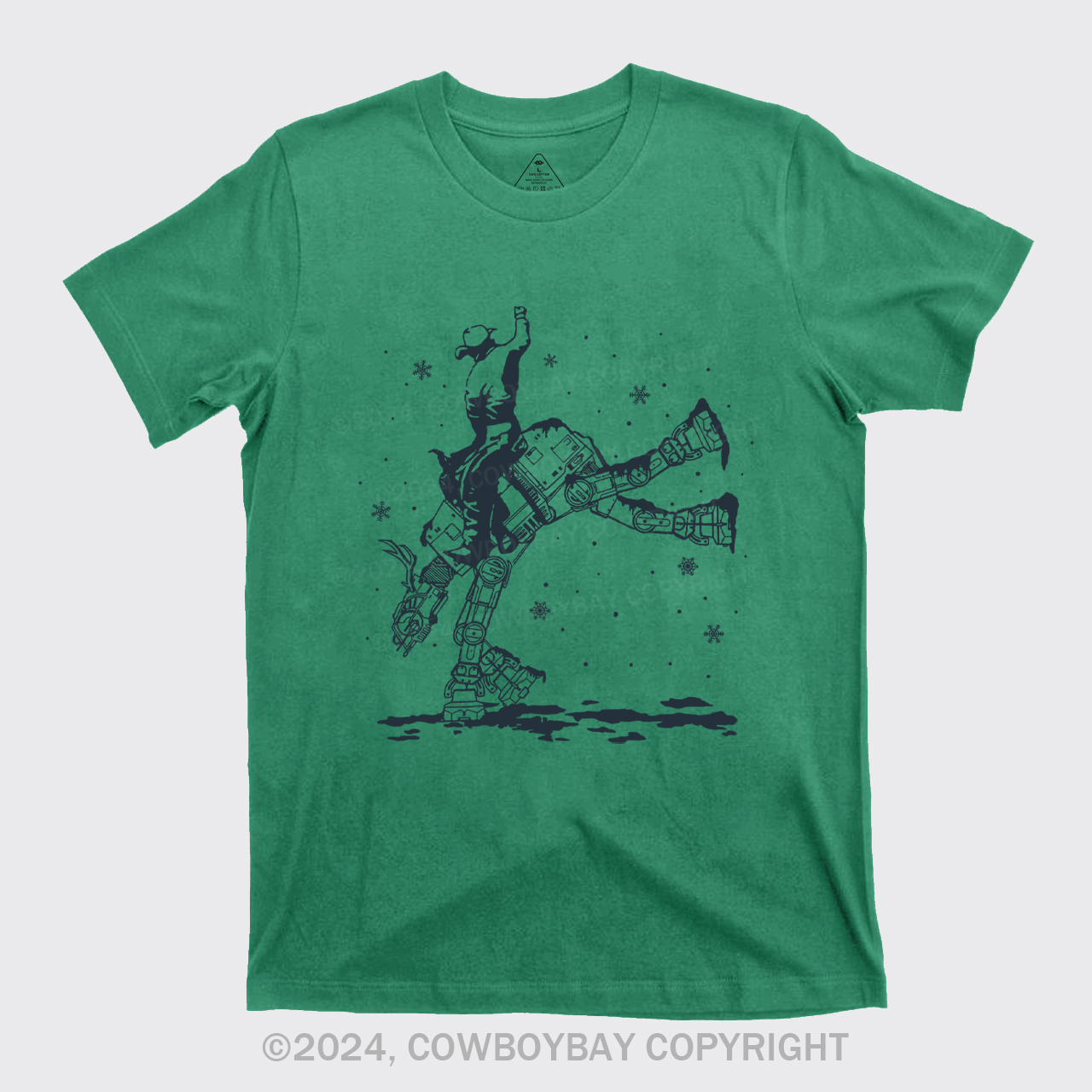 Christmas Star Rodeo At Cowboy T-Shirts