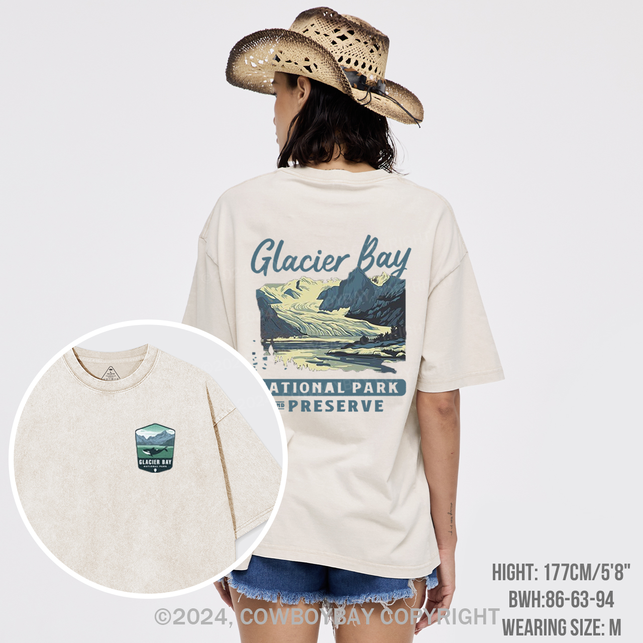 Glacier Bay National Park Garment-dye Tees
