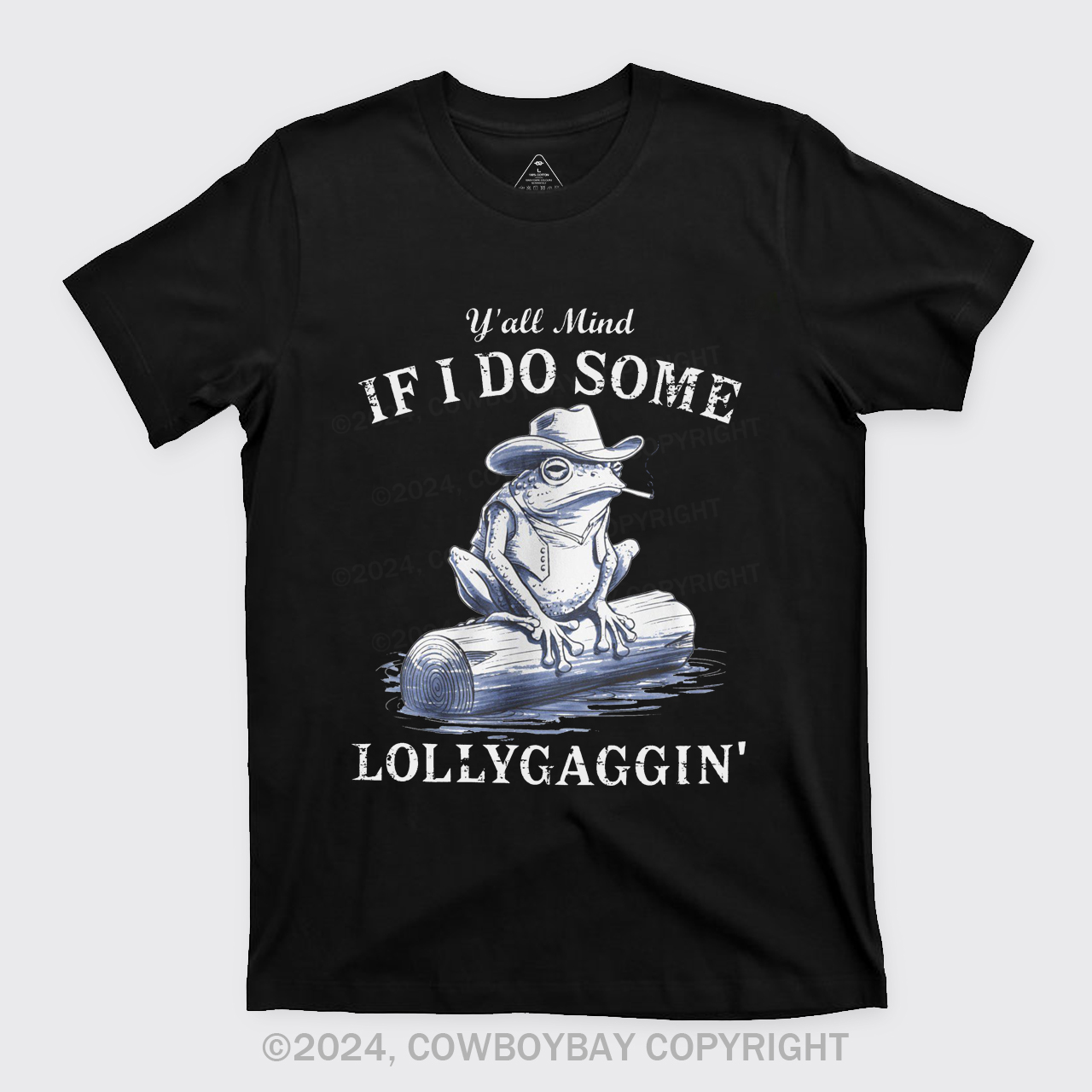 Vintage Cowboy Frog-Y'all Mind If I Do Some Lollygaggin T-Shirts