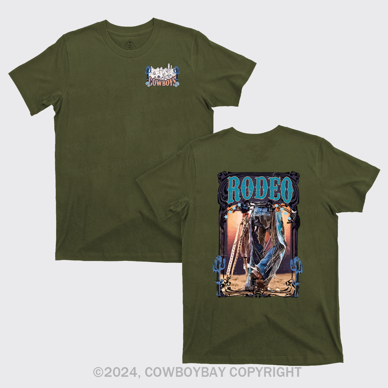 Western Rodeo Wild Cowboy T-Shirts