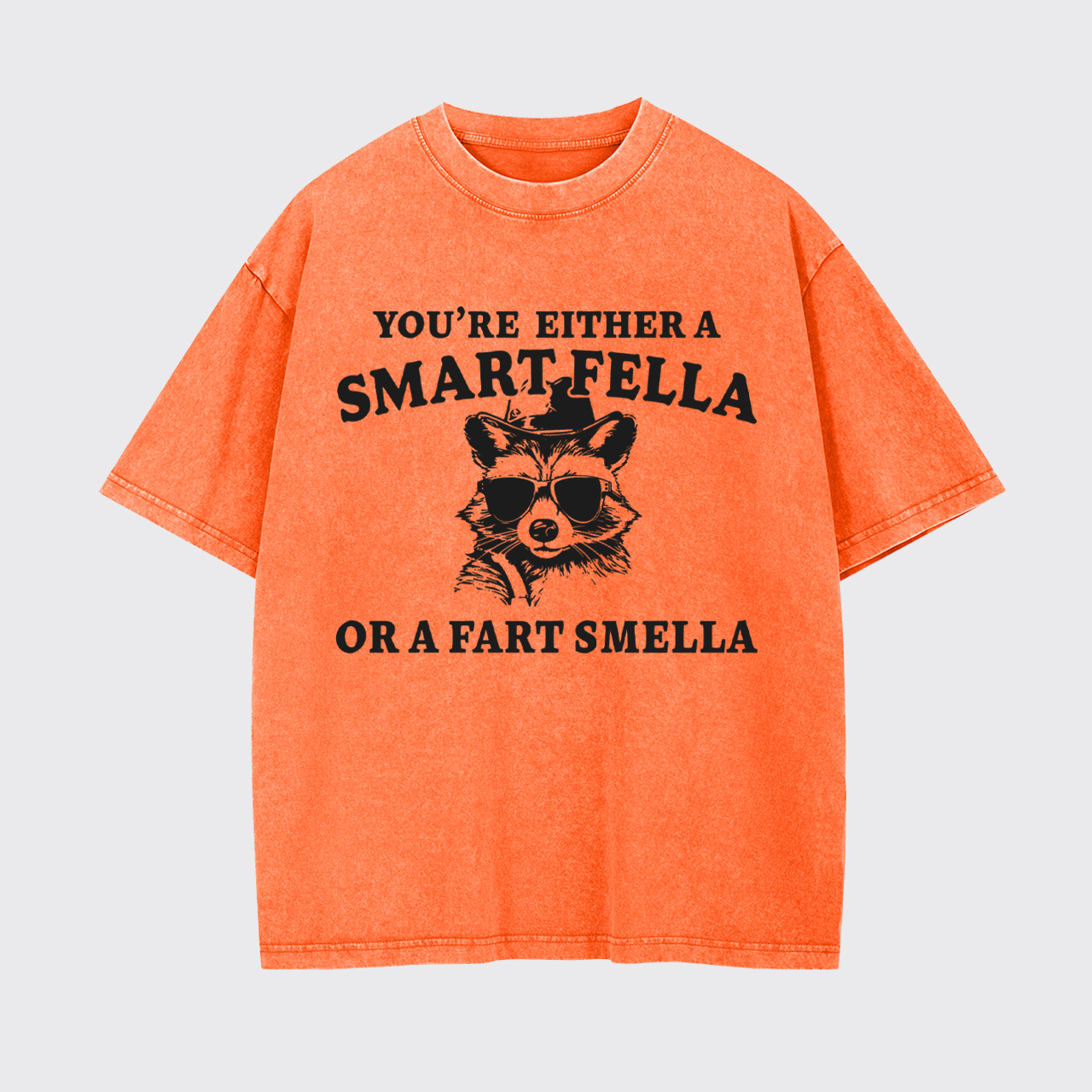Smart Fella Or Fart Smella Garment-dye Tees