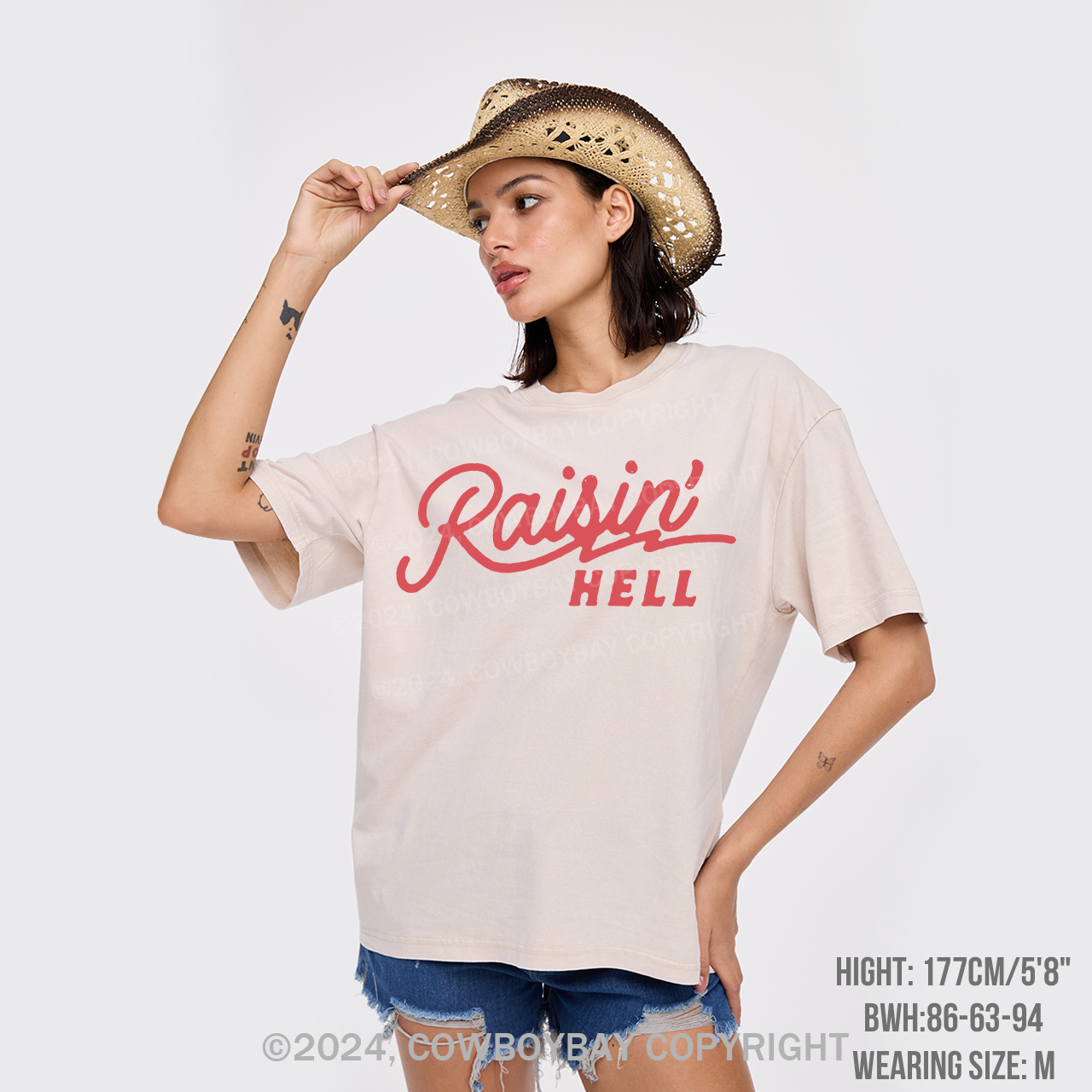 Raisin' Hell Funny & Humorous Garment-dye Tees