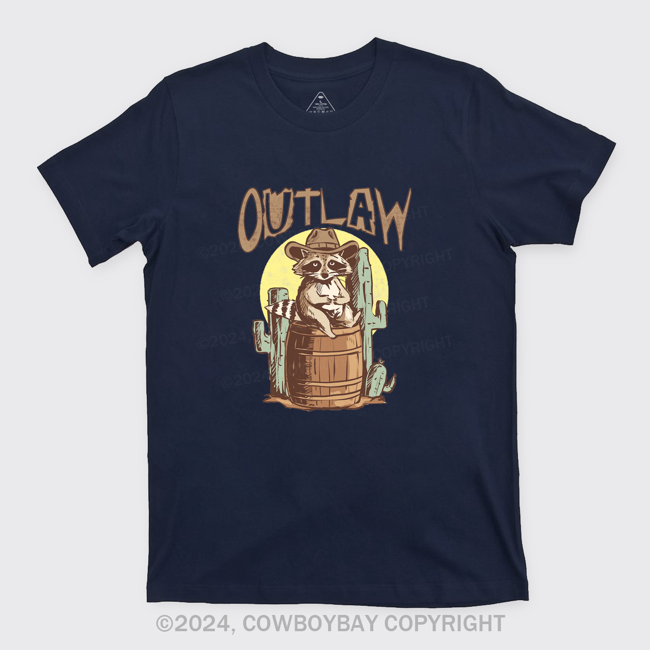 Retro Outlaw Raccoon Cowboy T-Shirts