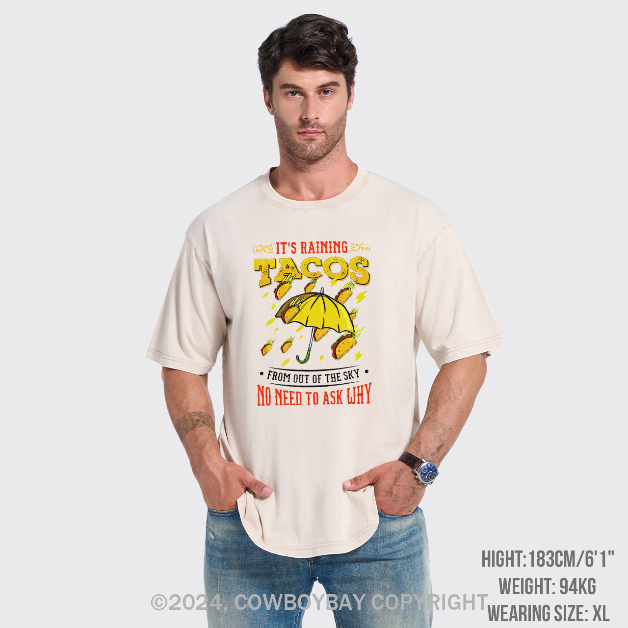 Its Raining Tacos Garment-dye Tees