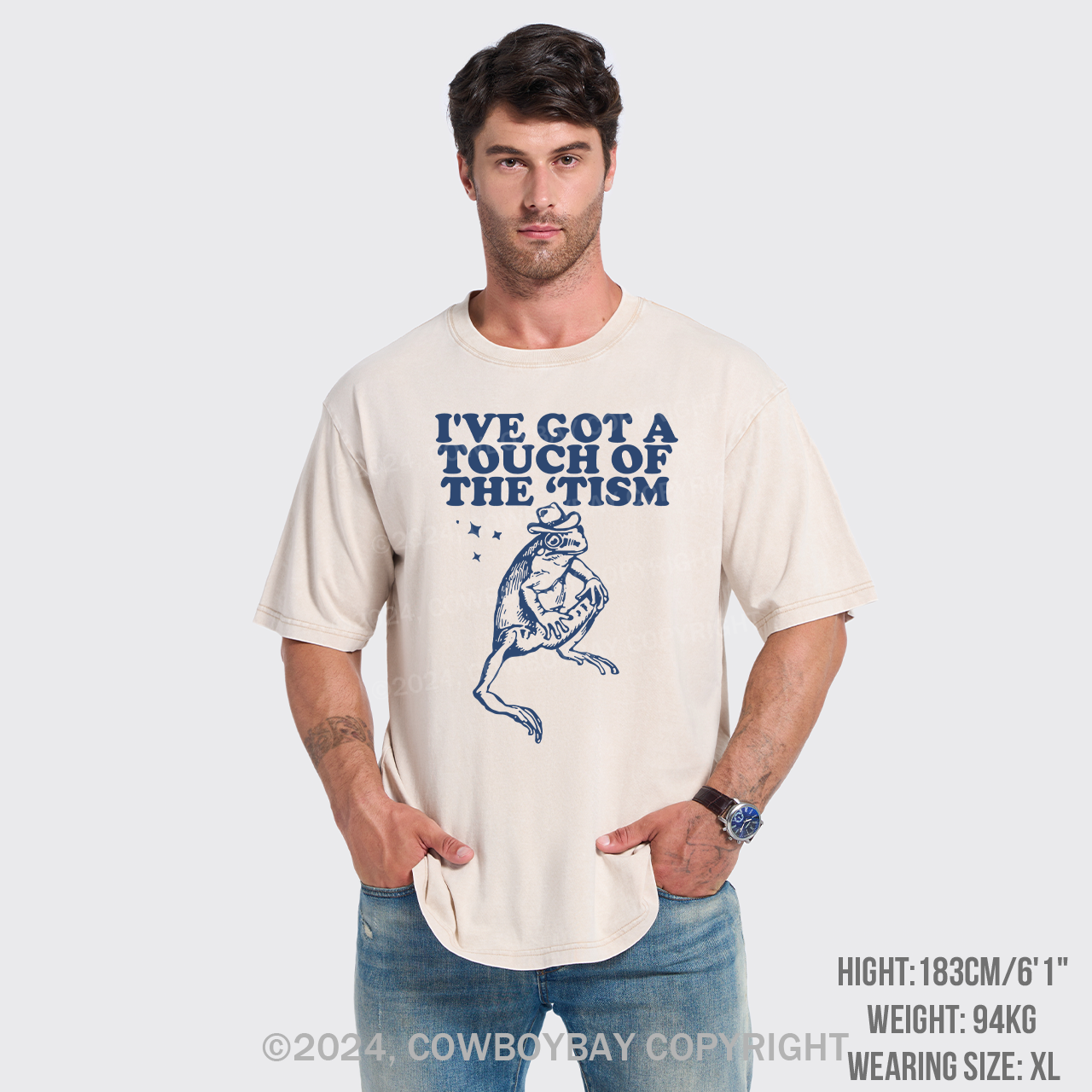 I've Got A Touch Of The Tism Garment-dye Tees