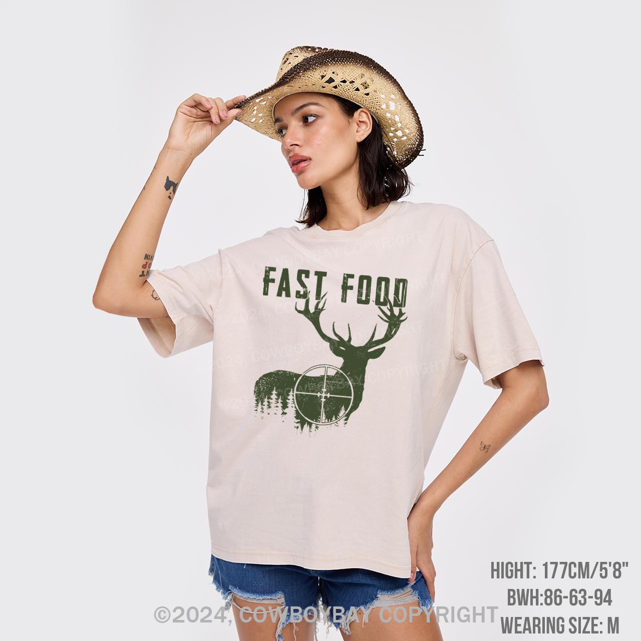 Hunting Fast Food Garment-dye Tees