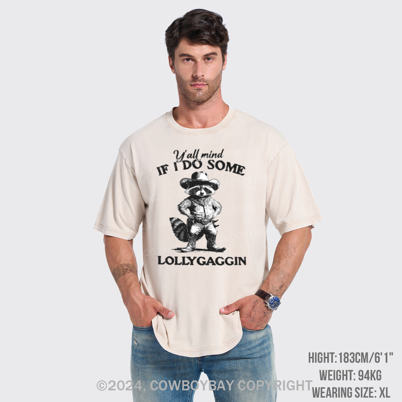 Y'all Mind If I Do Some Lollygaggin Garment-dye Tees