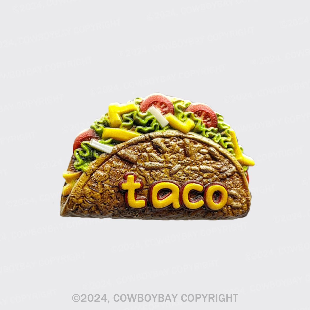 3D Painting Taco Fridge Magnet_2