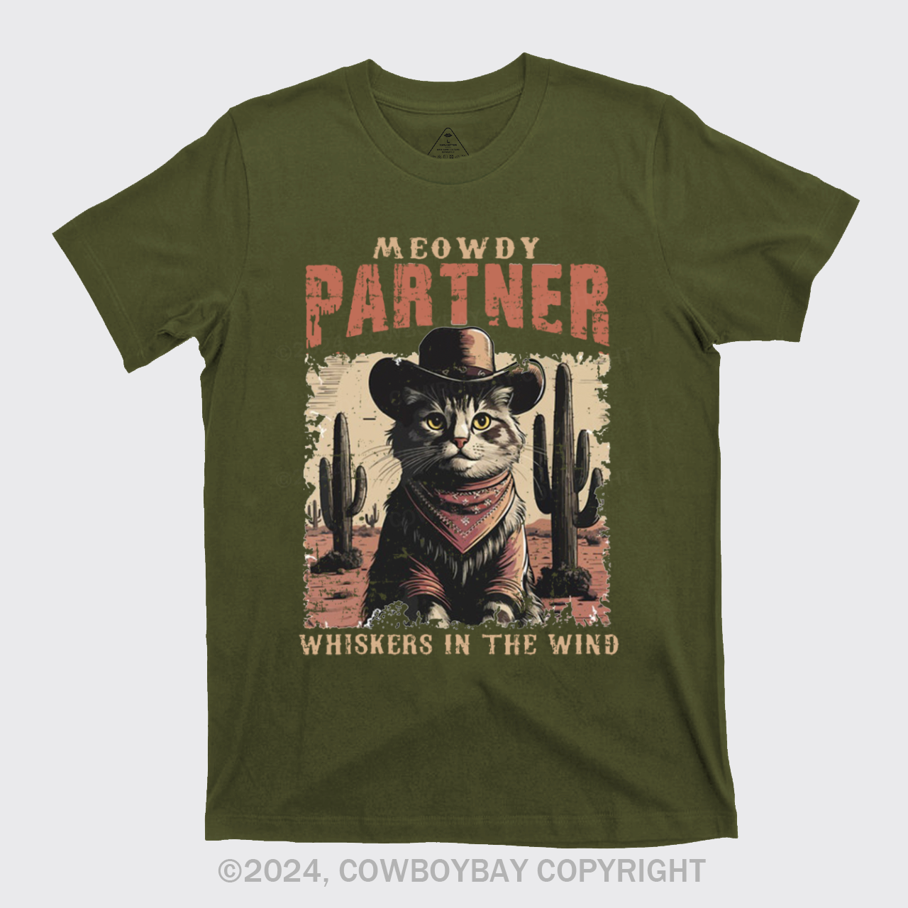 Meowdy Partner Cowboy Cat T-Shirts