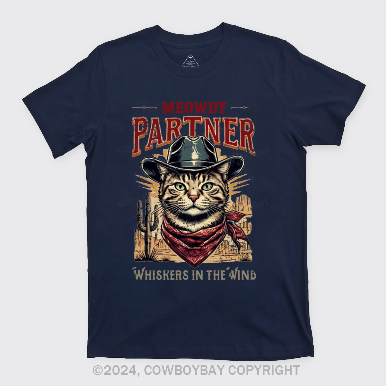 Meowdy Partner Cowboy Cat T-Shirts