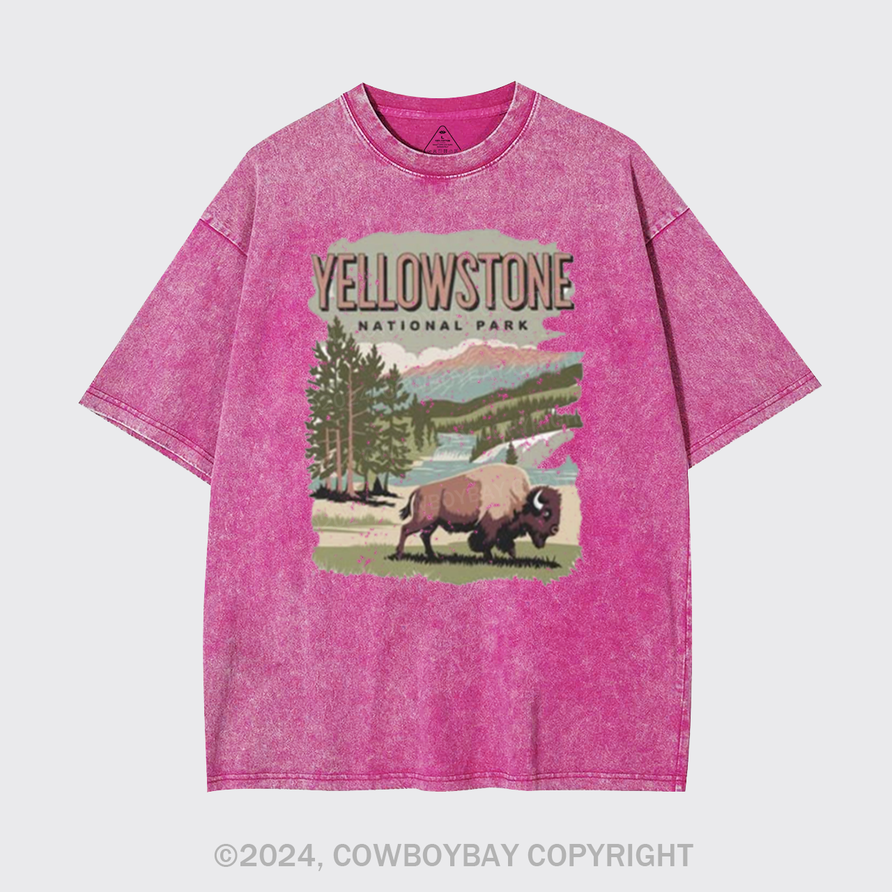 Vintage Yellowstone National Park Garment-dye Tees