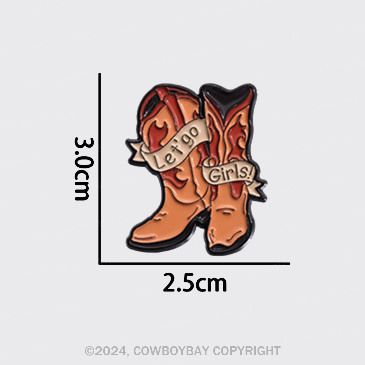 Creative Western Cowboy_Cowboybay Pin