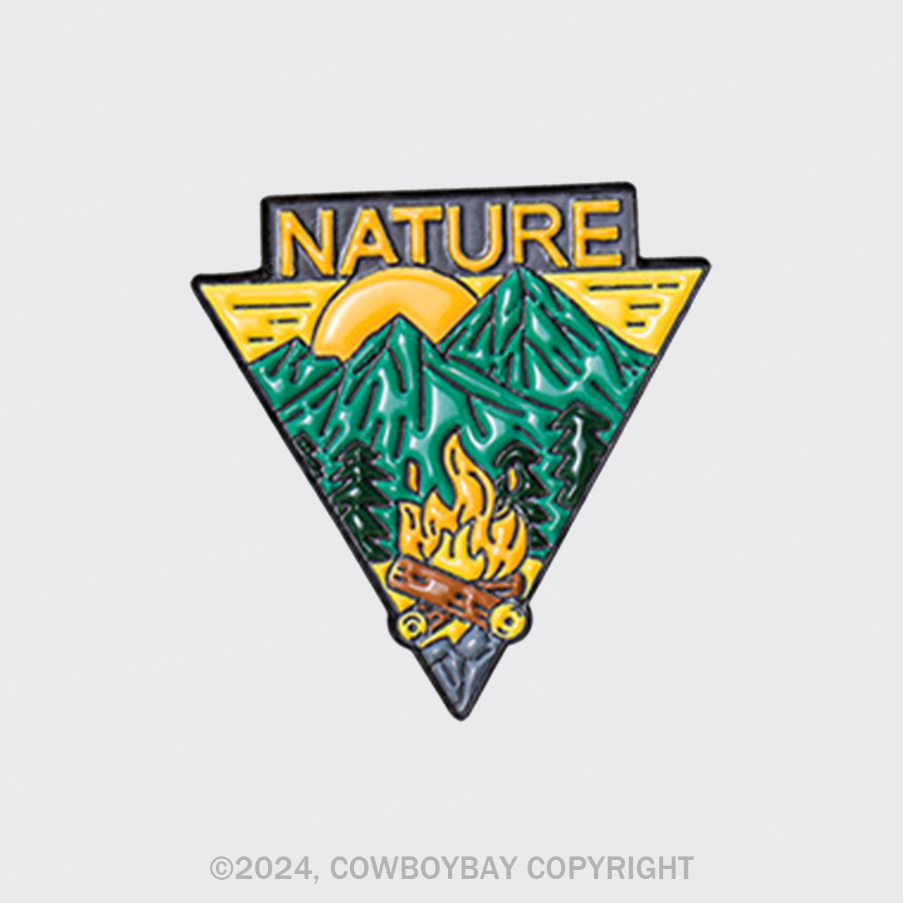 Nature Camping_Cowboybay Pin