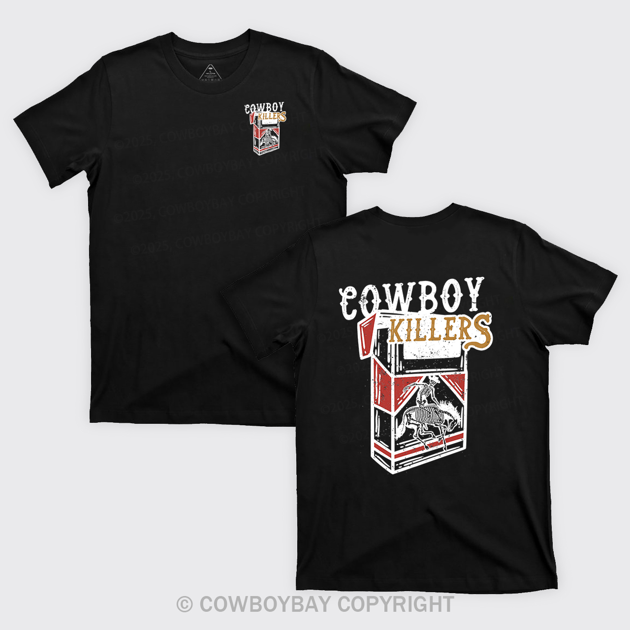 Cowboy Killers Double Sided Printing T-shirts