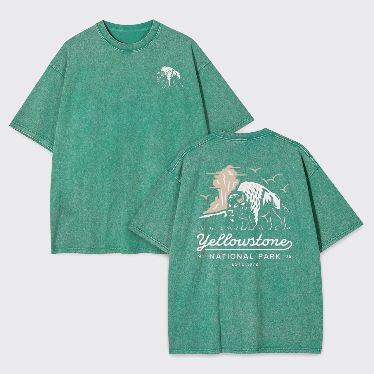 Yellowstone National Park Garment-dye Tees