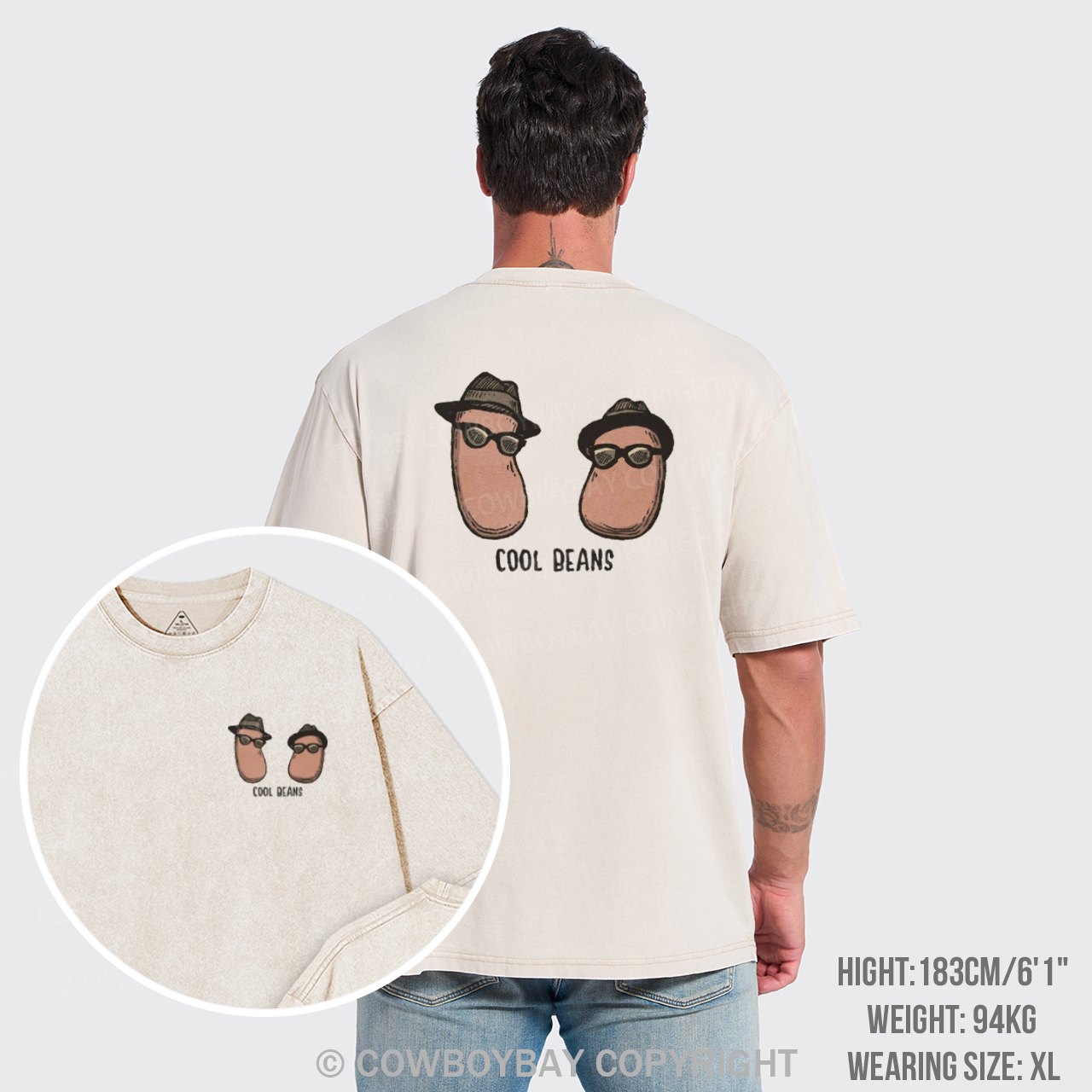 Cool Beans Garment-dye Tees