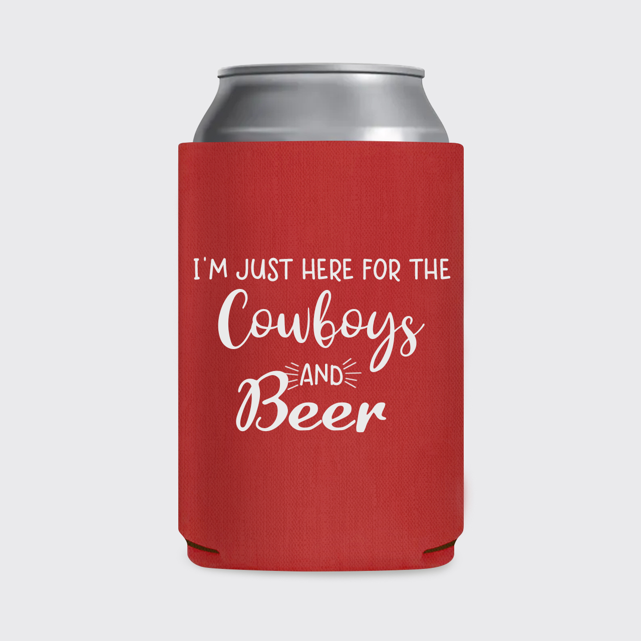 Western Cowboys And Beer Koozie
