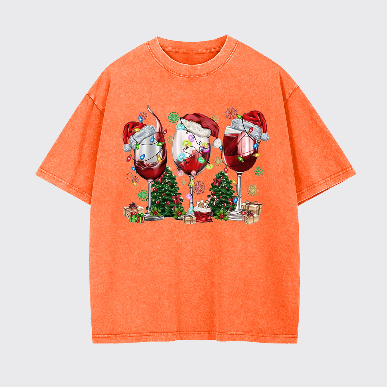 Christmas Wine Garment-dye Tees