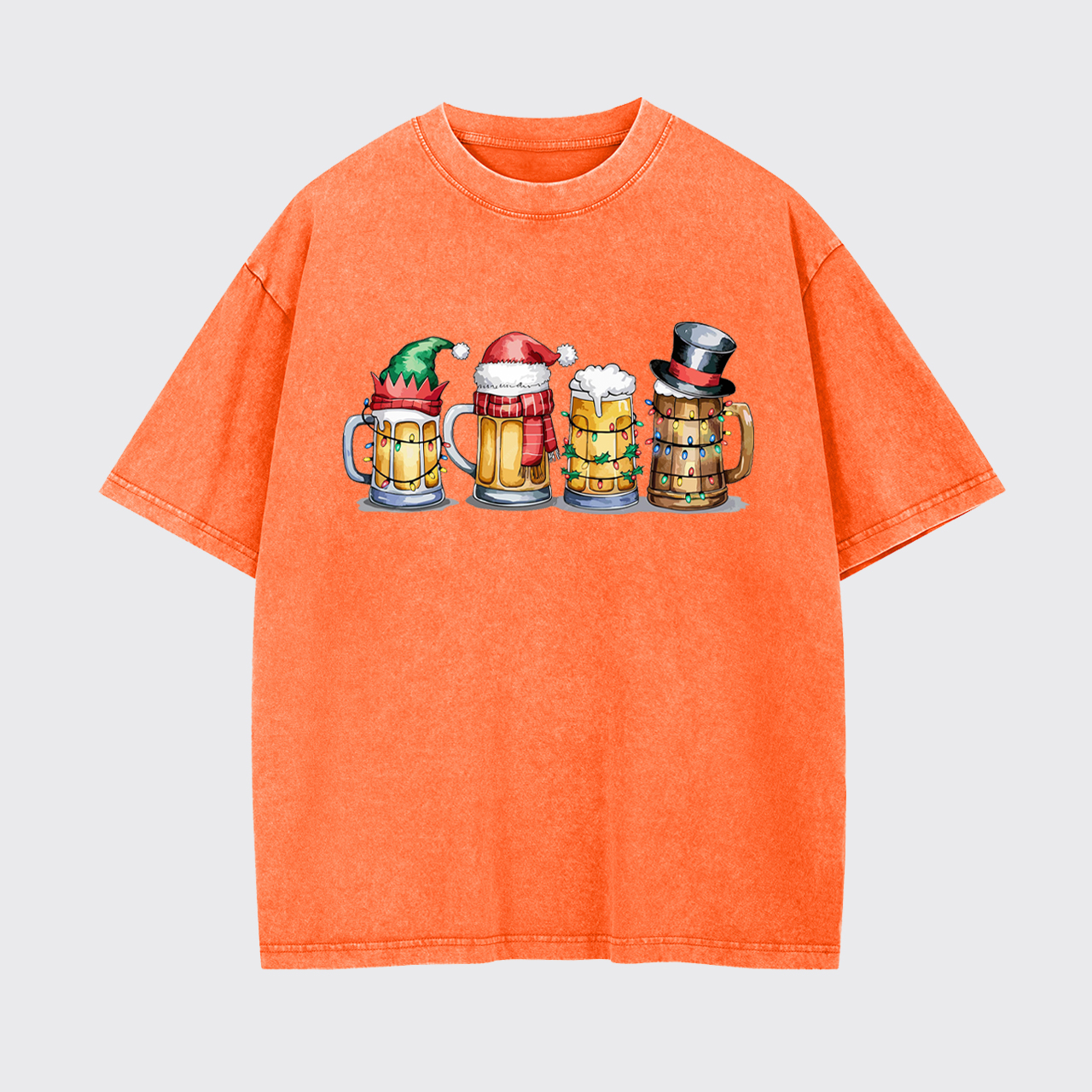 Christmas Beer Garment-dye Tees