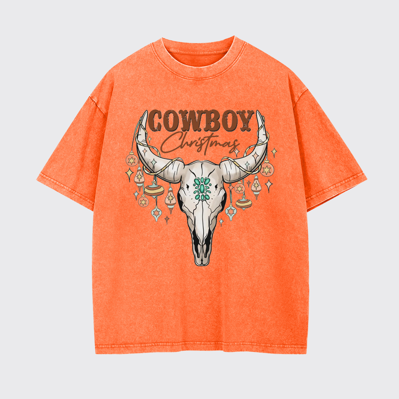 Cowboy Christmas Garment-dye Tees