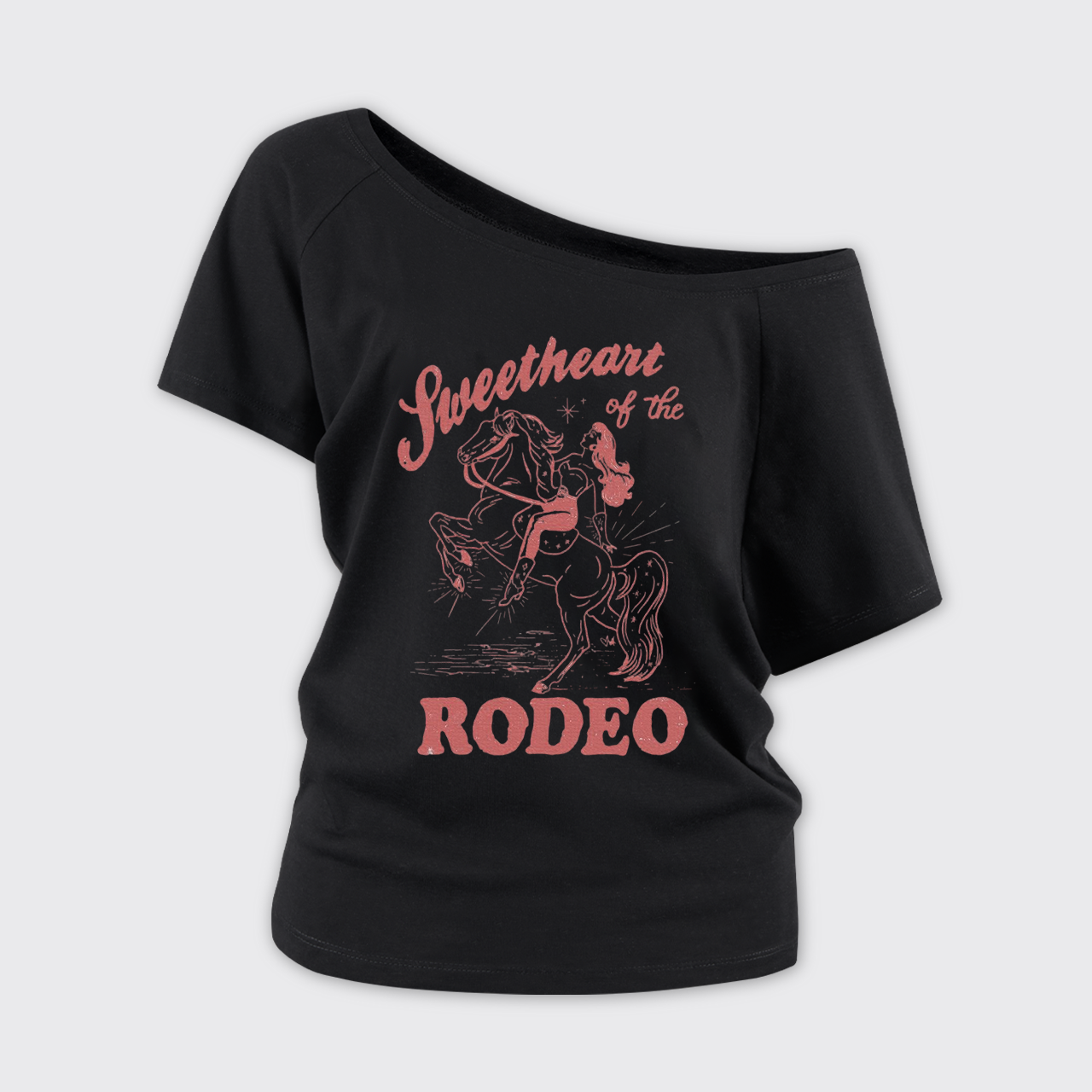 Sweetheart of the Rodeo Off Shoulder Top