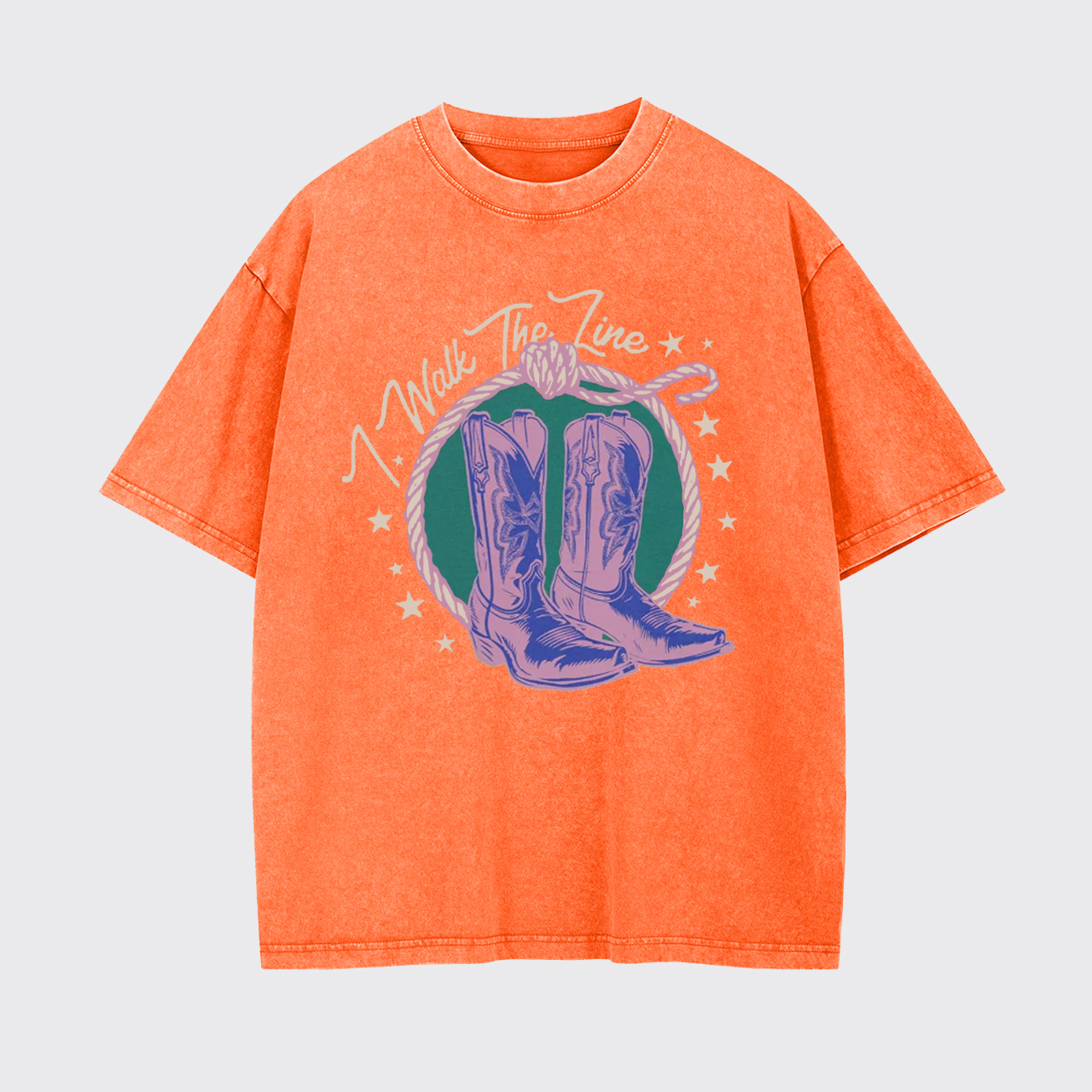 I Walk The Line Garment-dye Tees