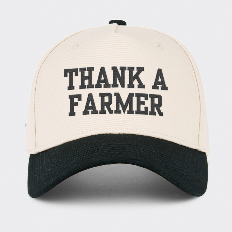 Embroidered Thank A Farmer Baseball Cap