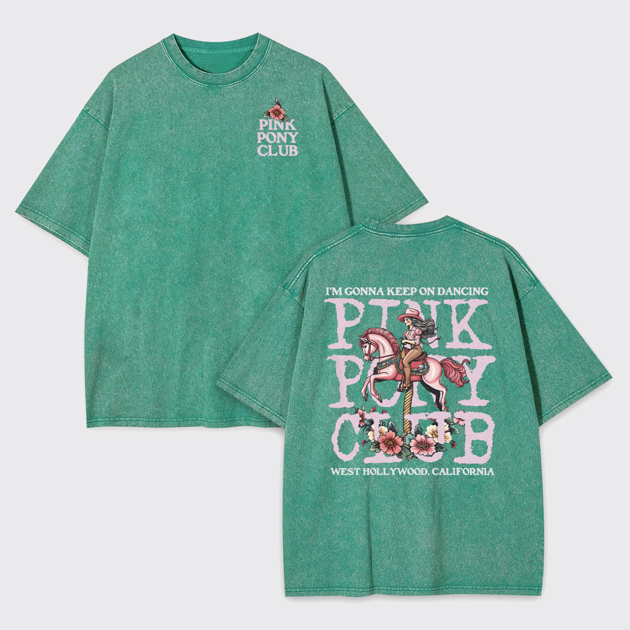 Pink Pony Club Garment-dye Tees