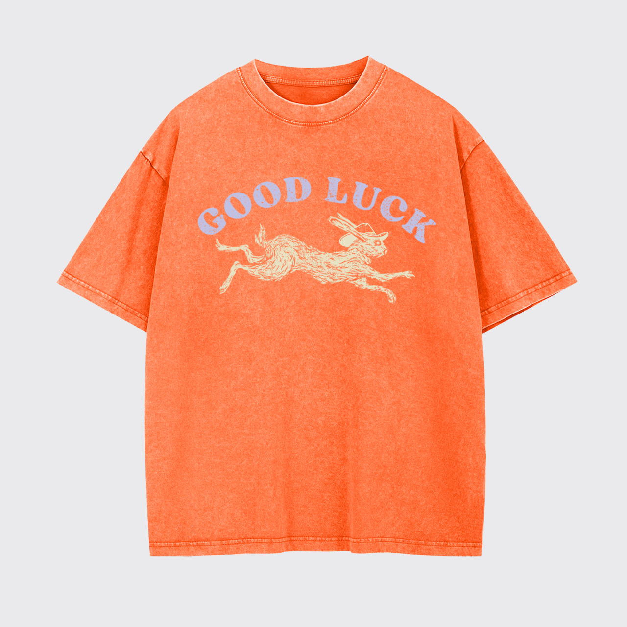 Good Luck Rabbit Garment-dye Tees