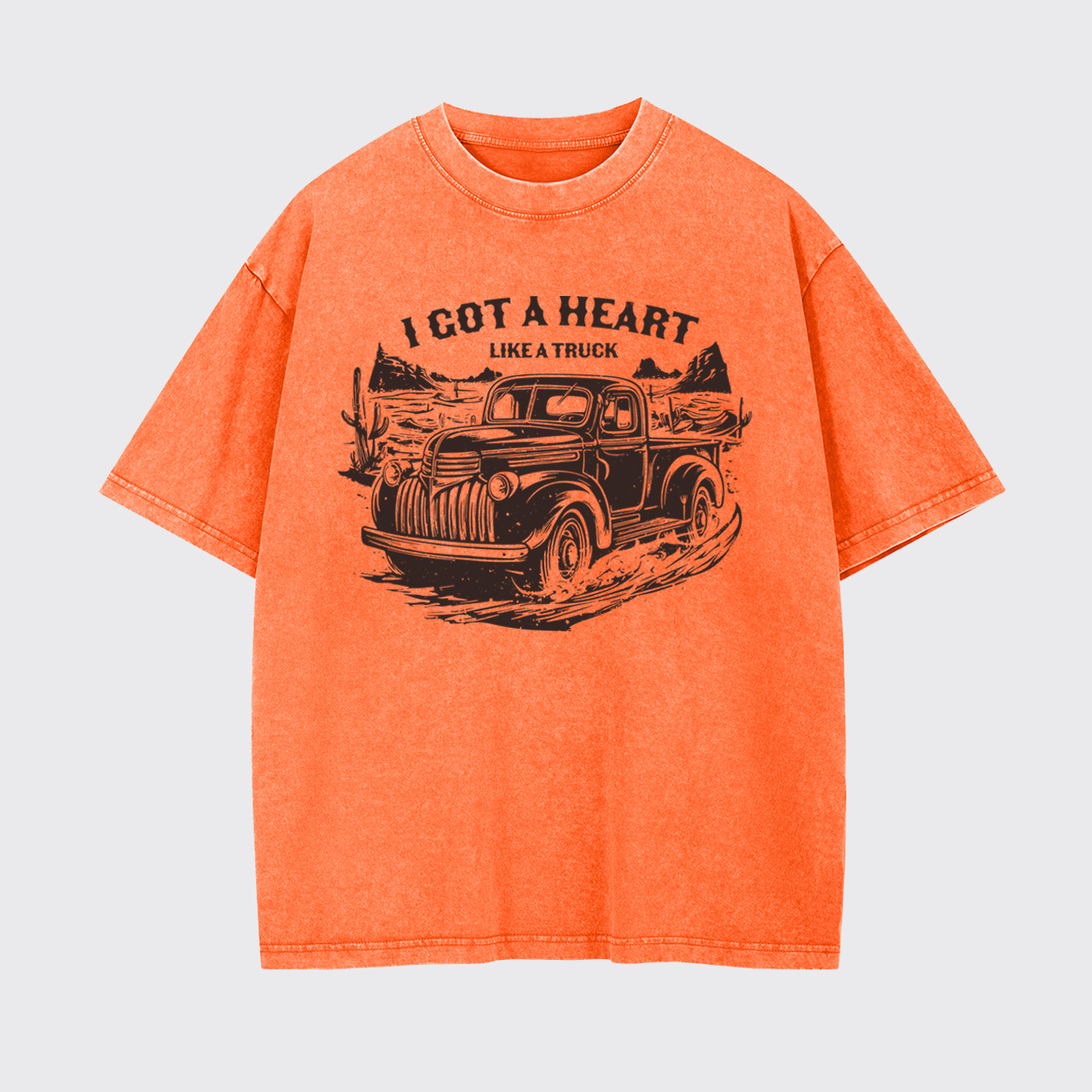 Heart Like A Truck Garment-dye Tees
